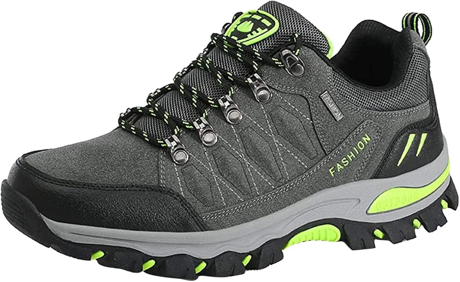 BORAMAX Men's Sneakers Outdoor Sports Climbing Hiking Shoes Waterproof Trekking Suede Non-Slip Running Shoes Mens Climbing Shoes