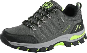 BORAMAX Men's Sneakers Outdoor Sports Climbing Hiking Shoes Waterproof Trekking Suede Non-Slip Running Shoes Mens Climbing Shoes