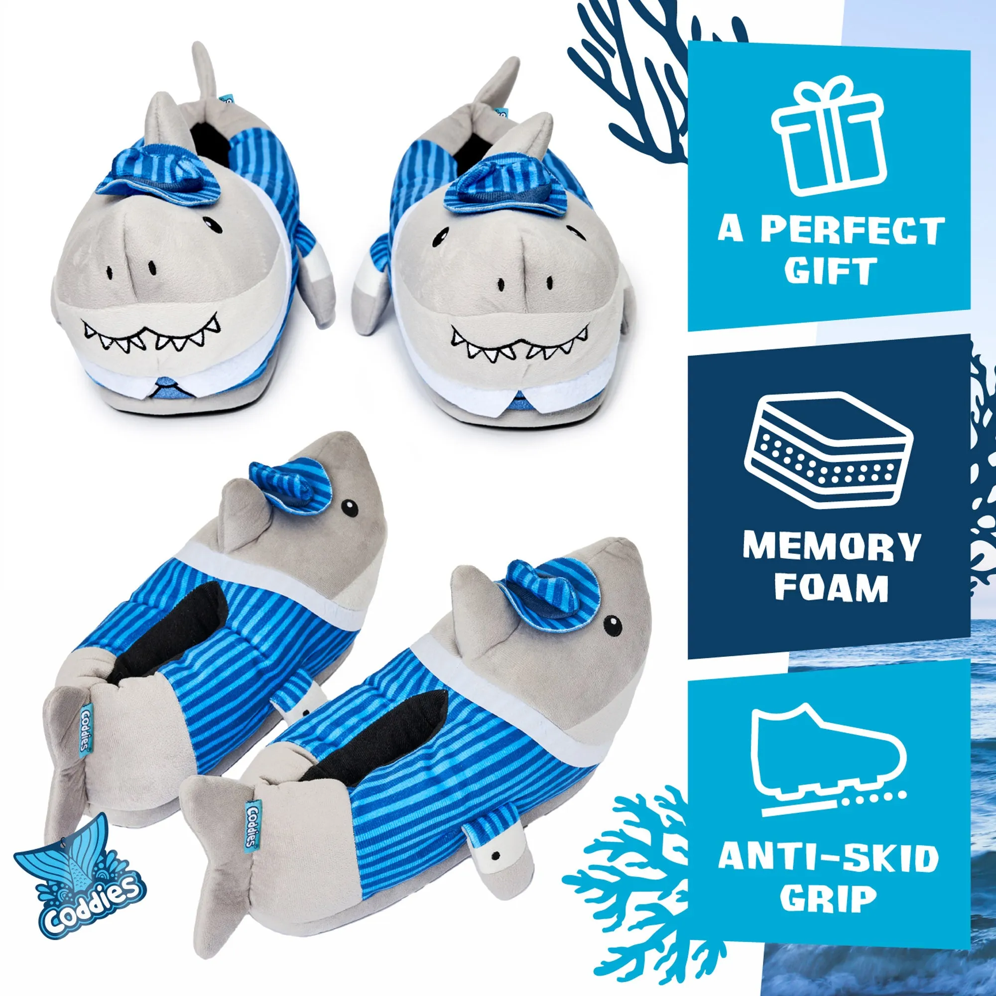 Coddies® Business Shark Slippers
