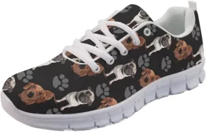 Forchrinse Sunflower Women Running Walking Shoes,Breathable Fitness Shoes Athletic Sneaker Casual Travel Shoes