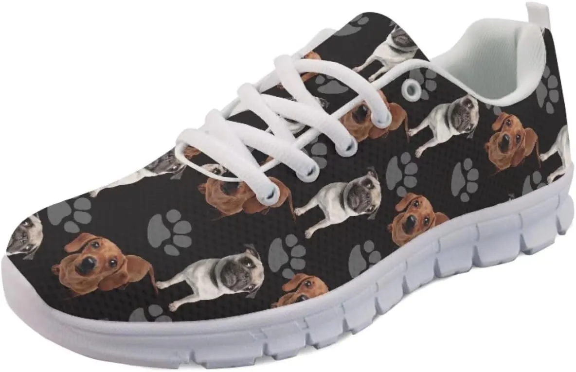Forchrinse Sunflower Women Running Walking Shoes,Breathable Fitness Shoes Athletic Sneaker Casual Travel Shoes