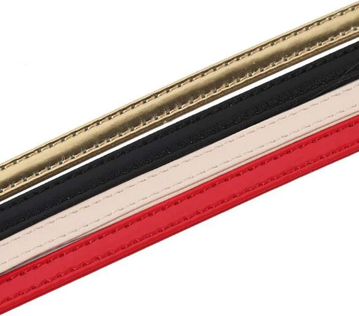 FZBNSRKO 2 Pairs Women Lady's Detachable Long High Heels Shoe Straps Loose Single Shoelace Accessories with Buckle