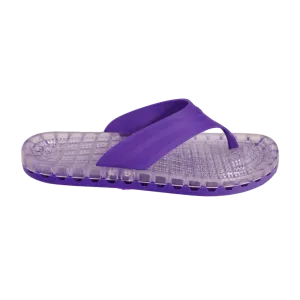 Ibiza - Clear Thong Sandal - Purple