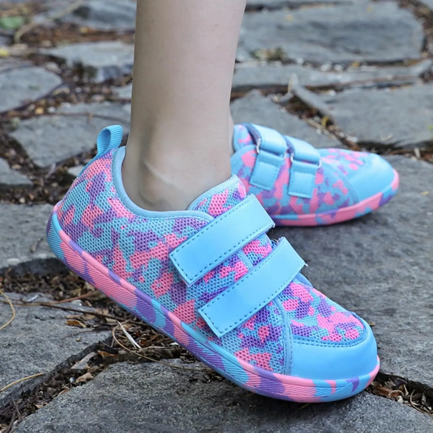 Kids Running Shoes Fashion Big Kids Winter Water Proof Flat Keep Warm Snow Boots Comfortable Running Sports Sneakers