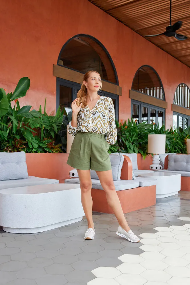 Ladies Remonte Slip On Shoes With Buckle Detail Cream R6711-60 sale