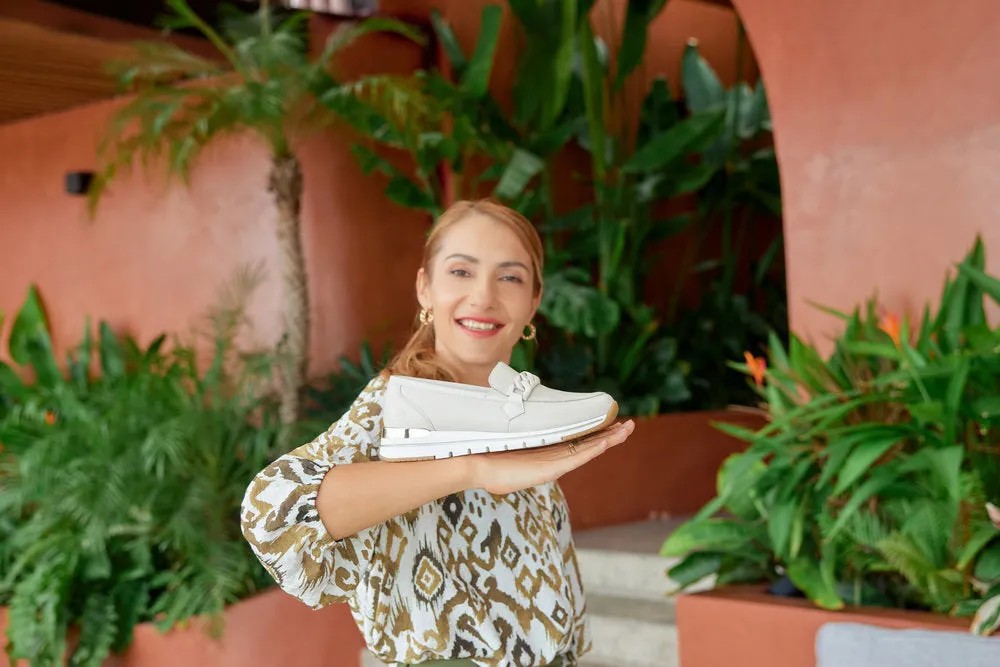 Ladies Remonte Slip On Shoes With Buckle Detail Cream R6711-60 sale