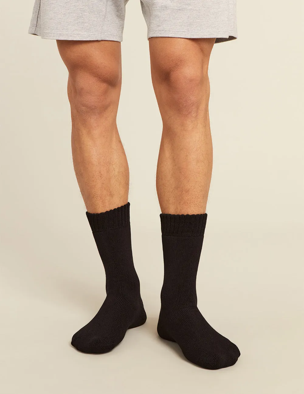 Men's Extra Thick Workboot Socks - Black