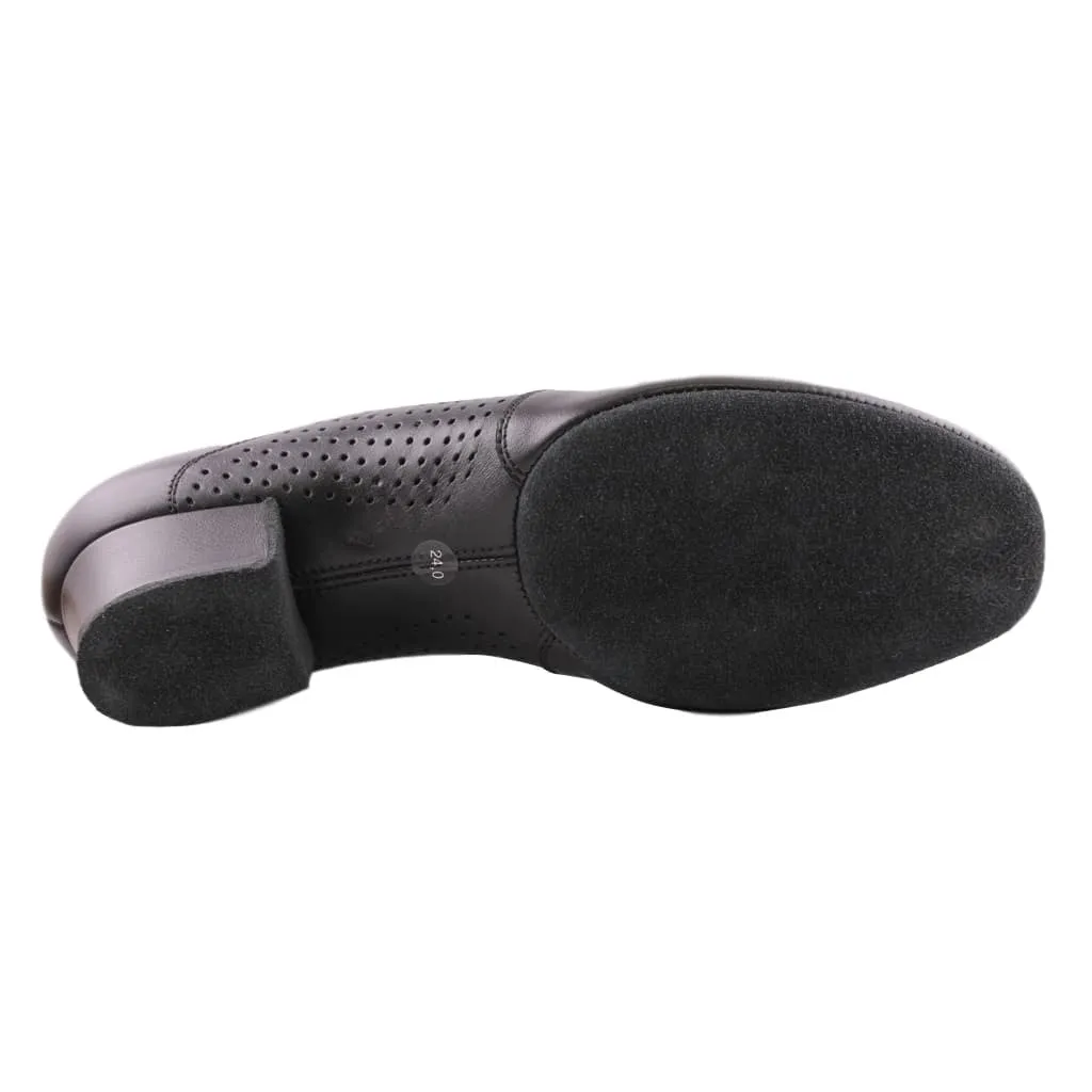 Men's Latin Dance Shoes, 1205 Flexi, Black Leather