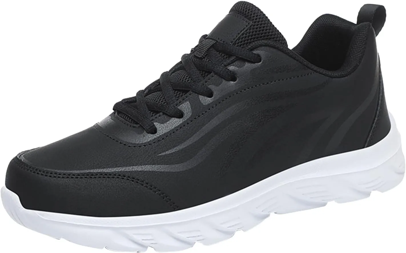 Mens Shoes Large Size Casual Leather Print Casual Fashion Simple Shoes Running Sneaker Insoles Mens Lite Adapt Sneaker -