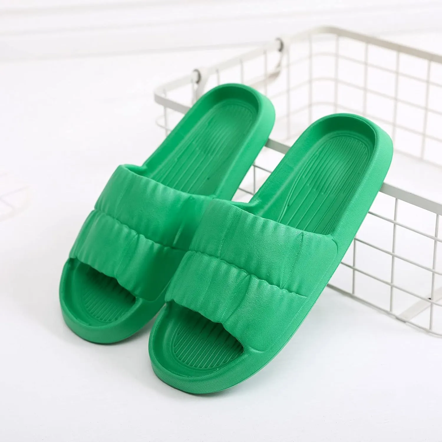 Pillow Slippers Mens Bath Slippers Womens Indoor Slipper Showers Sandals Dry Quickly Shower Slides Non Slip