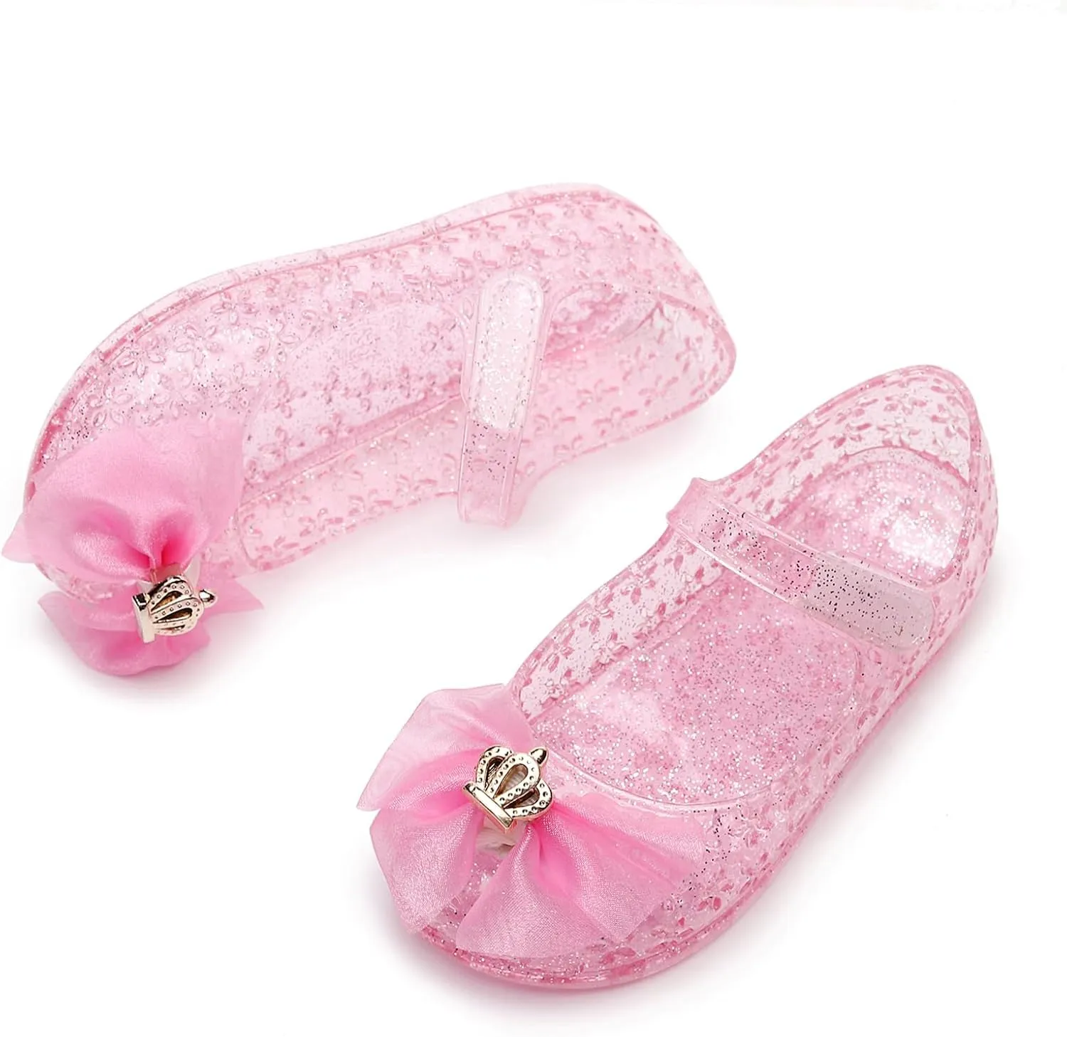 Sandals Shoe for Big Kid Summer Sandals Hollow Toe Jelly Baby Girl Soft Sole Children's Princess Performance Shoes