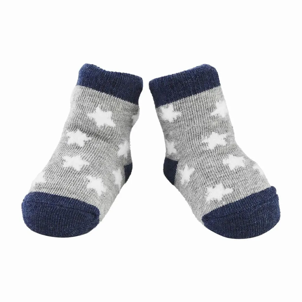 Single Socks White Star