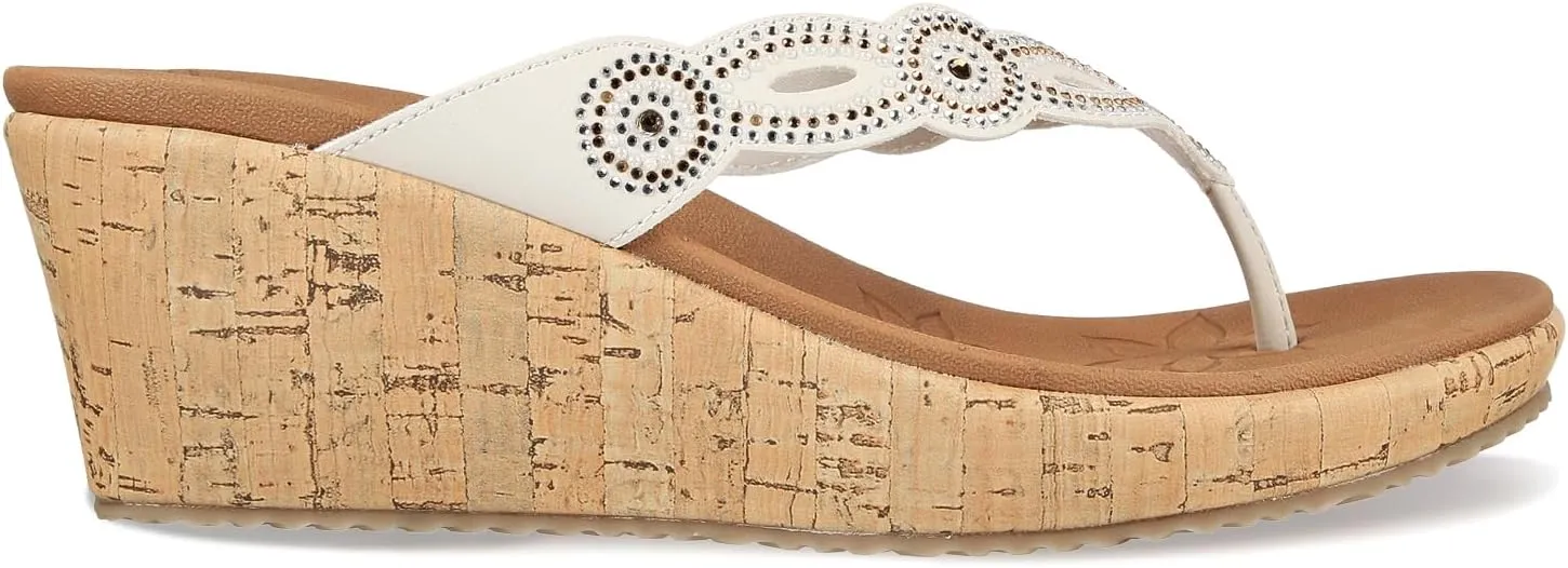 Skechers Women's Beverlee-Happy Charmer Flip-Flop