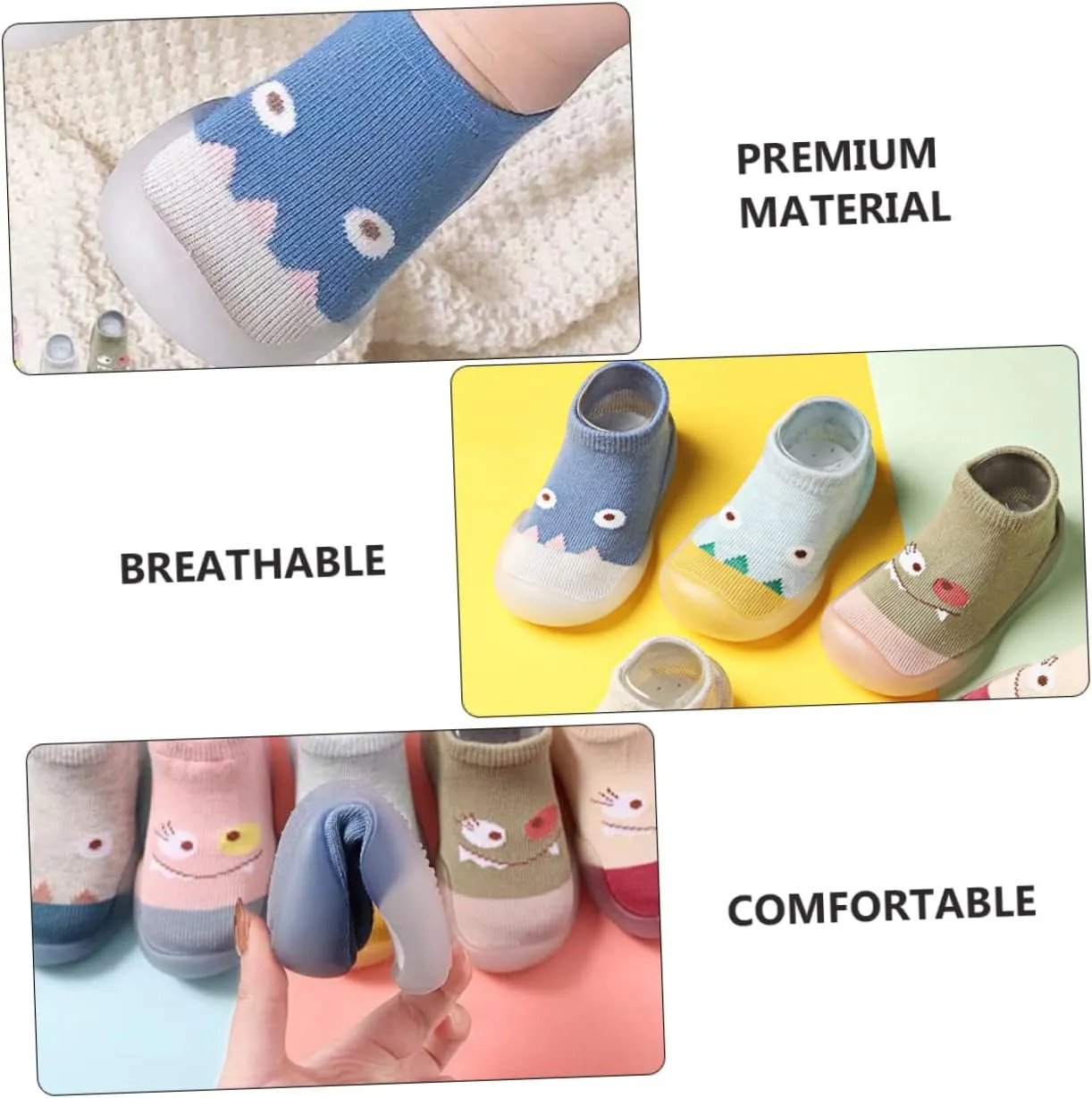 Socks Non Socks Babies Indoor Soft First Grip Socks Slipper Socks Shoe Socks -