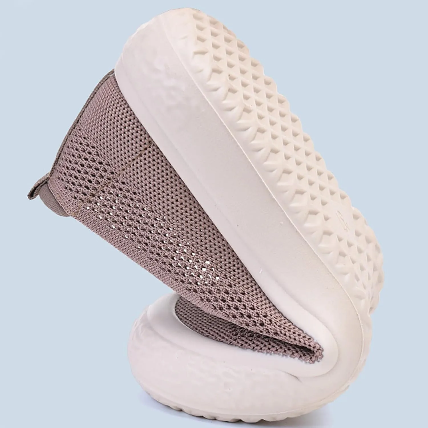 Women's Soft Orthopedic Shoes Breathable Woven Go Walking Slip On Foam Shoes Arch Support Casual Shoes for Youth Girls