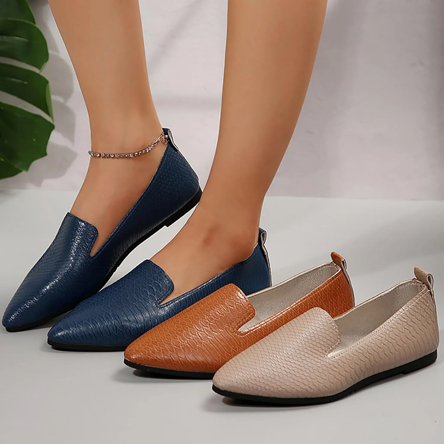 Women's Soft Orthopedic Shoes Breathable Woven Go Walking Slip On Foam Shoes Arch Support Hands Slip in Sneakers