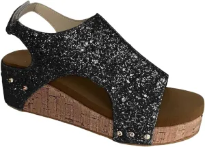 Womens Summer Shoes Dressy Casual Wedges with Buckle Ankle Strap Peep Toe Platform Arch Support Wedge Sandals Non-Slip Comfortable Orthopedic Ortho Vacation Outfits Travel Breathable Outdoor Sandal